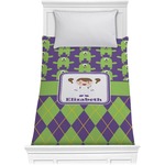 Astronaut, Aliens & Argyle Comforter - Twin XL (Personalized)