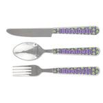 Astronaut, Aliens & Argyle Cutlery Set (Personalized)