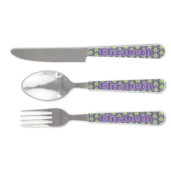 Custom Astronaut, Aliens & Argyle Cutlery Set (Personalized)