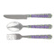 Astronaut, Aliens & Argyle Cutlery Set - FRONT