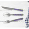 Astronaut, Aliens & Argyle Cutlery Set - w/ PLATE