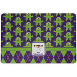 Astronaut, Aliens & Argyle Dog Food Mat w/ Name or Text