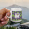 Astronaut, Aliens & Argyle Espresso Cup - 3oz LIFESTYLE (new hand)