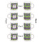 Astronaut, Aliens & Argyle Espresso Cup Set of 4 - Apvl