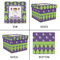 Astronaut, Aliens & Argyle Gift Boxes with Lid - Canvas Wrapped - Small - Approval