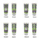 Astronaut, Aliens & Argyle Glass Shot Glass - 2 oz - Set of 4 - APPROVAL