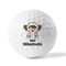 Astronaut, Aliens & Argyle Golf Balls - Generic - Set of 3 - FRONT