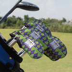 Astronaut, Aliens & Argyle Golf Club Iron Cover - Set of 9 (Personalized)