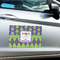 Astronaut, Aliens & Argyle Large Rectangle Car Magnets- In Context