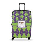 Astronaut, Aliens & Argyle Suitcase - 28" Large - Checked w/ Name or Text