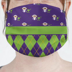 Astronaut, Aliens & Argyle Face Mask Cover