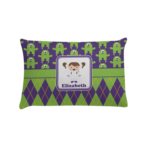 Custom Astronaut, Aliens & Argyle Pillow Case - Standard (Personalized)