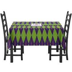 Astronaut, Aliens & Argyle Tablecloth (Personalized)