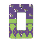 Astronaut, Aliens & Argyle Rocker Style Light Switch Cover