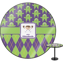 Astronaut, Aliens & Argyle Round Table - 24" (Personalized)