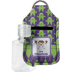 Astronaut, Aliens & Argyle Hand Sanitizer & Keychain Holder (Personalized)