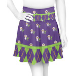 Astronaut, Aliens & Argyle Skater Skirt - Medium