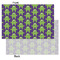 Astronaut, Aliens & Argyle Tissue Paper - Heavyweight - Small - Front & Back