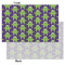 Astronaut, Aliens & Argyle Tissue Paper - Lightweight - Small - Front & Back