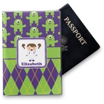 Astronaut, Aliens & Argyle Vinyl Passport Holder (Personalized)