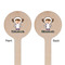 Astronaut, Aliens & Argyle Wooden 6" Stir Stick - Round - Double Sided - Front & Back