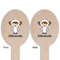 Astronaut, Aliens & Argyle Wooden Food Pick - Oval - Double Sided - Front & Back