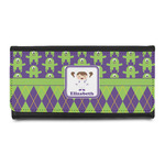 Astronaut, Aliens & Argyle Leatherette Ladies Wallet (Personalized)