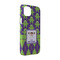 Astronaut, Aliens & Argyle iPhone 14 Pro Case - Angle