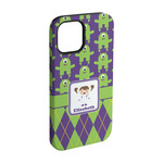 Astronaut, Aliens & Argyle iPhone Case - Rubber Lined - iPhone 15 (Personalized)