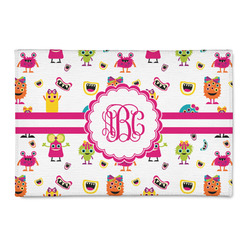 Girly Monsters 2' x 3' Patio Rug (Personalized)