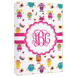 Girly Monsters Canvas Print - 20x30 (Personalized)