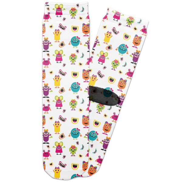 Custom Girly Monsters Adult Crew Socks