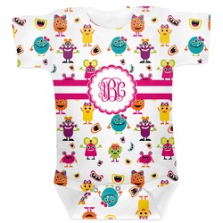 Girly Monsters Baby Bodysuit 6-12 (Personalized)
