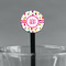 Girly Monsters Black Plastic 7" Stir Stick - Round - Main