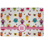 Girly Monsters Dog Food Mat w/ Monogram