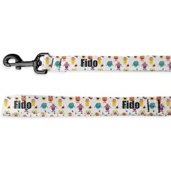 Girly Monsters Dog Leash - 6 ft (Personalized)