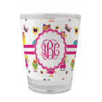 Girly Monsters Glass Shot Glass - 1.5 oz - Single (Personalized)