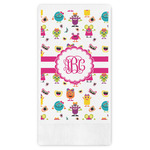 Girly Monsters Guest Towels - Full Color (Personalized)