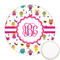 Girly Monsters Icing Circle - Medium - Front