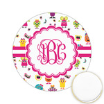 Girly Monsters Printed Cookie Topper - 2.15" (Personalized)