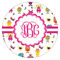 Girly Monsters Icing Circle - XSmall - Single