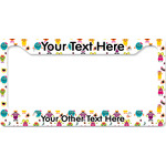 Girly Monsters License Plate Frame - Style B (Personalized)