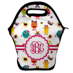 Girly Monsters Lunch Bag w/ Monogram