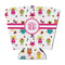 Girly Monsters Party Cup Sleeves - with bottom - FRONT