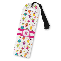 Girly Monsters Plastic Bookmark (Personalized)