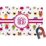 Girly Monsters Rectangular Fridge Magnet (Personalized)