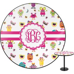 Girly Monsters Round Table - 24" (Personalized)