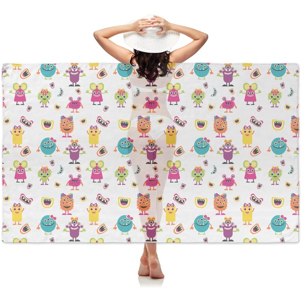 Custom Girly Monsters Sheer Sarong