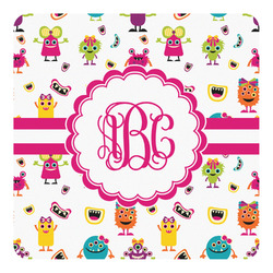 Girly Monsters Square Decal - XLarge (Personalized)