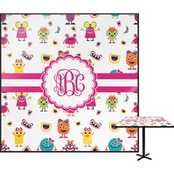 Girly Monsters Square Table Top - 24" (Personalized)